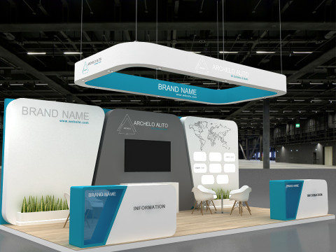 3D Exhibition Stand Model 3D