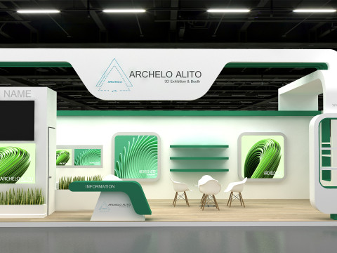 3d kiosk booth Model 3D