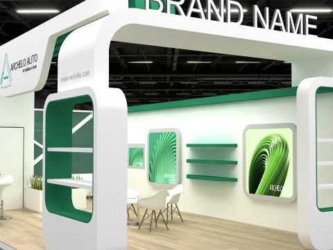 3d kiosk booth Model 3D