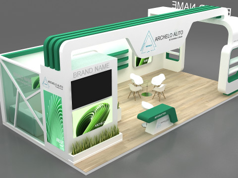 3d kiosk booth Model 3D