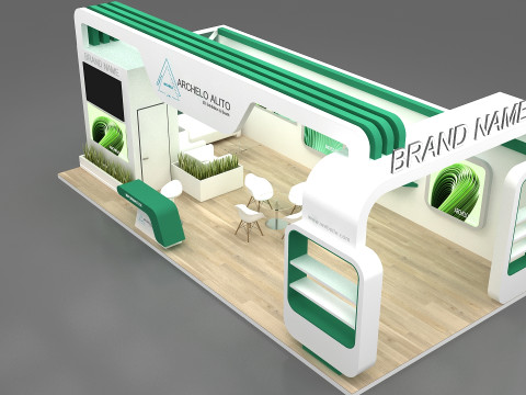 3d kiosk booth Model 3D
