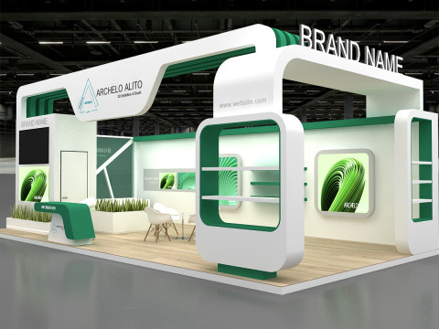 3d kiosk booth Model 3D