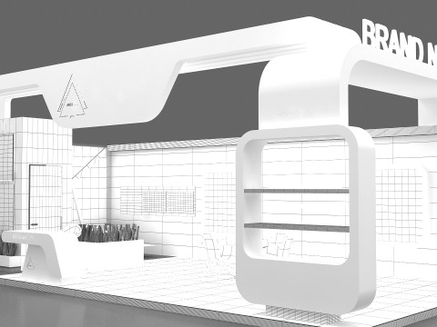 3d kiosk booth Model 3D