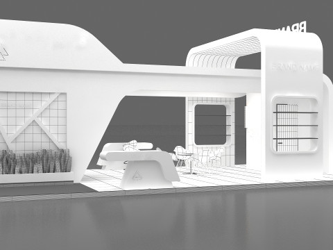 3D Exhibition Booth Model 3D Модель