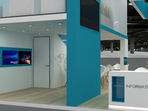 3d kiosk booth 3Dモデル