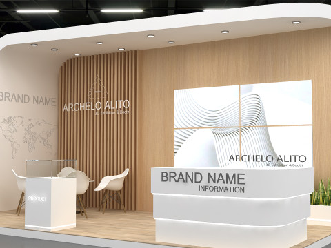 Exhibition stall 3D 模型
