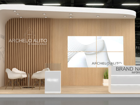 Exhibition stall 3D 模型