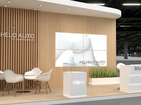 Exhibition stall 3D 模型