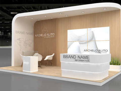 Exhibition stall 3D 模型