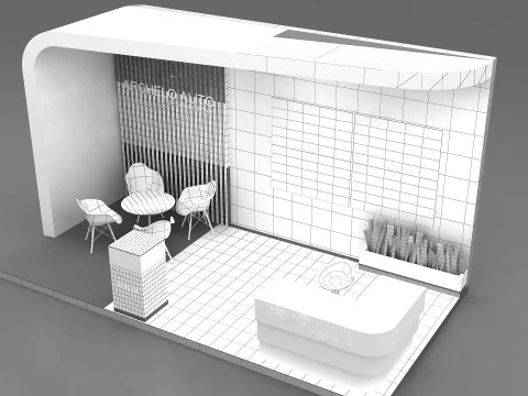 Exhibition stall 3D Model