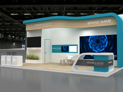 3D Exhibition Stand 3D Model