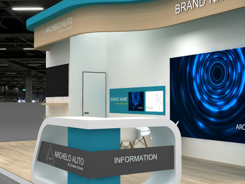 3D Exhibition Stand Model 3D