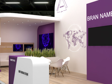 3d stall exhibition 3D Model