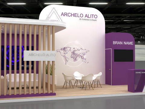 3d stall exhibition 3D Model