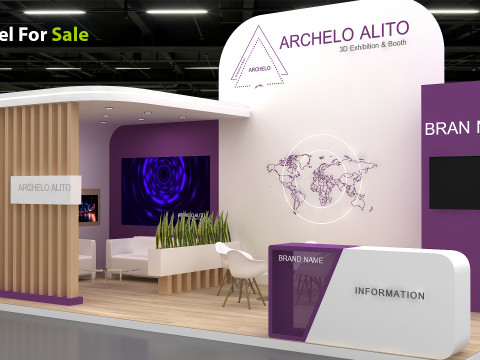 3d stall exhibition 3D Model