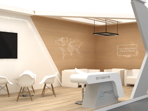 Exhibition stand 3D Model