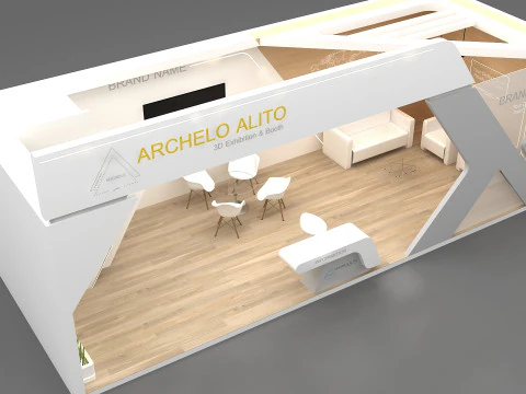 Exhibition stand 3D Model