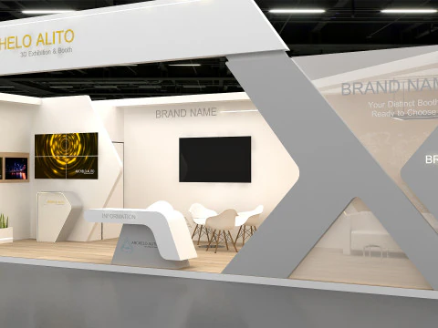 Exhibition stand 3D Model