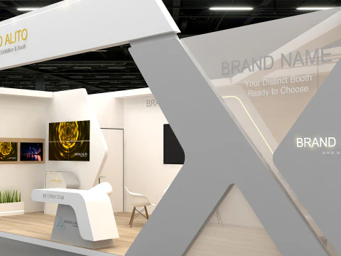 Exhibition stand 3D Model