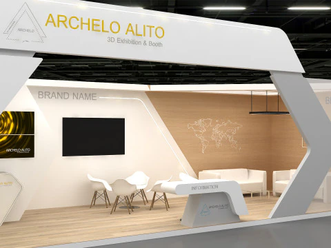 Exhibition stand 3D Model