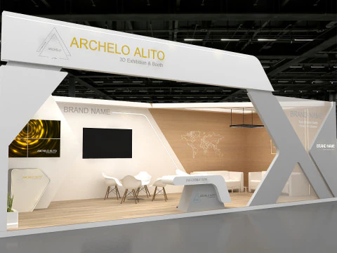 Exhibition stand 3D Model