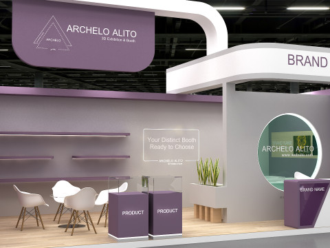 Exhibition booth Modelo 3D