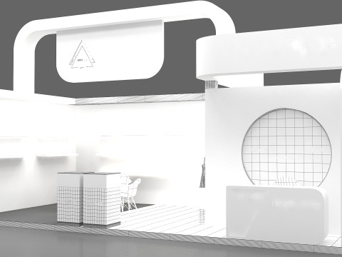Exhibition booth Modelo 3D