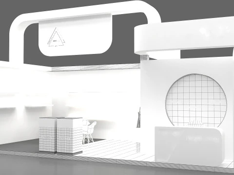 Exhibition booth 3D Model