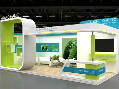exhibition booth 3D Model