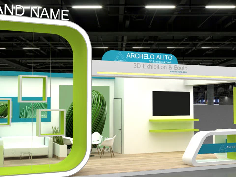exhibition booth 3D Model