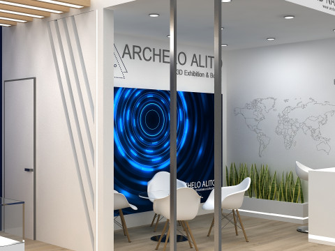 3D Booth Design Modello 3D