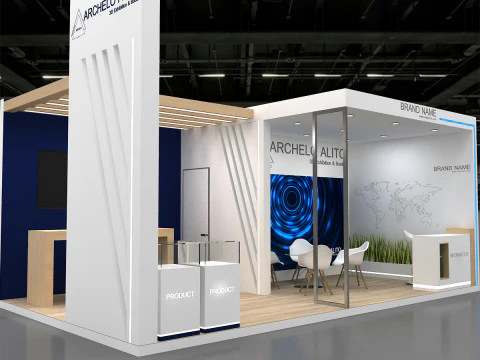 3D Booth Design 3D Model