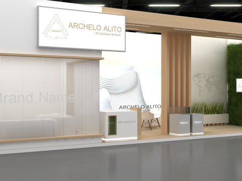 3D Exhibition Stand 3D Model