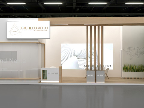 3D Exhibition Stand Modèle 3D