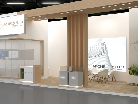 3D Exhibition Stand Modèle 3D