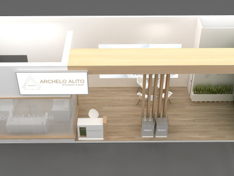 3D Exhibition Stand Modèle 3D