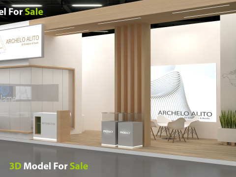 3D Exhibition Stand Modèle 3D