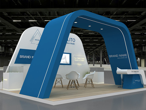 3D Exhibition Stand 3D Model