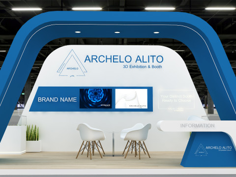 3D Exhibition Stand Modello 3D