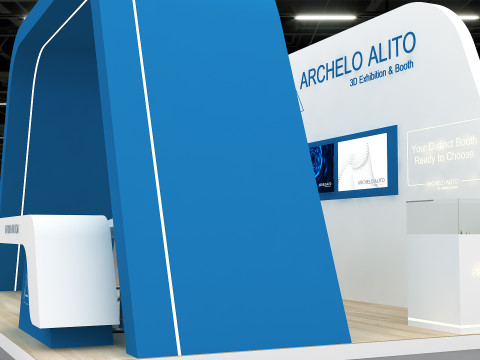 3D Exhibition Stand Modello 3D
