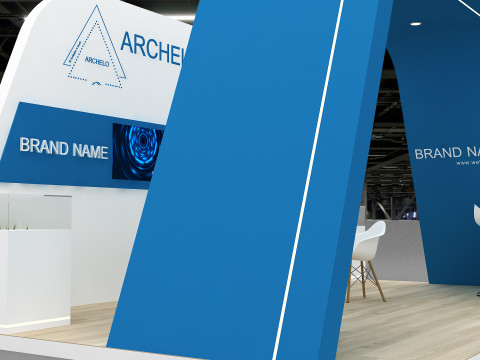 3D Exhibition Stand Modello 3D