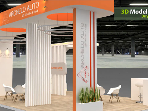 3D Exhibition Stand stall 3D Model