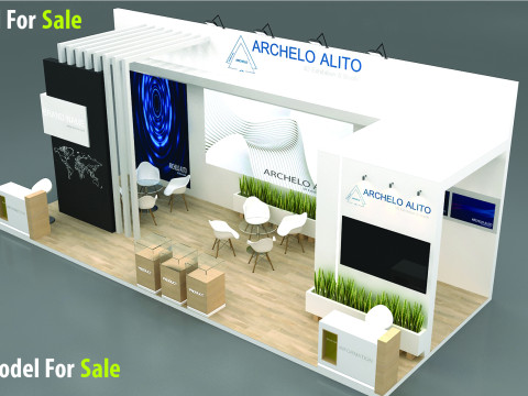 3D Exhibition Booth Design 3D Model