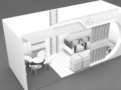 3D Booth Design Modello 3D