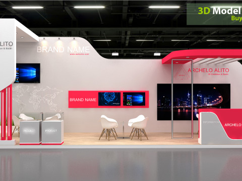 3d exhibition 3D 모델