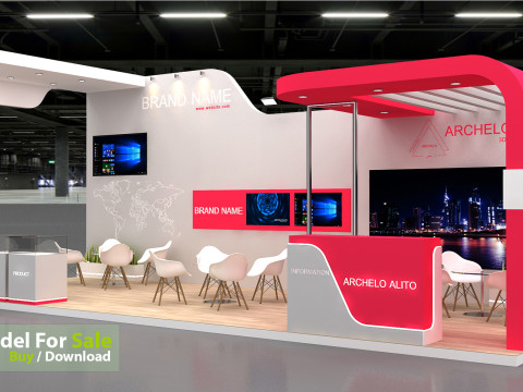 3d exhibition 3D 모델
