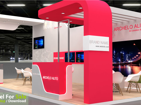 3d exhibition 3D 모델