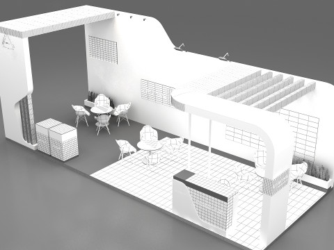 3d exhibition 3D 모델