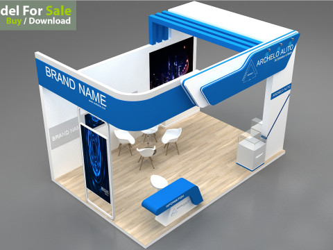 Exhibition tradeshow 3D 模型