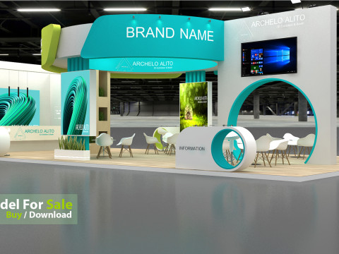 Exhibition 3D 3D Model